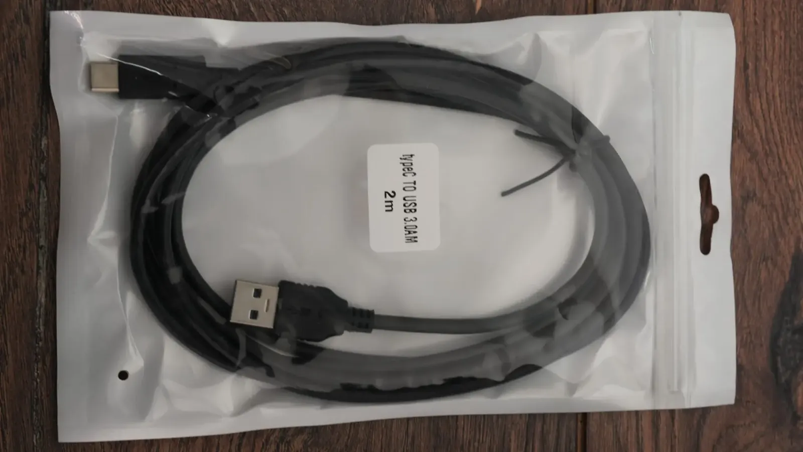 USB-A to USB-C cable included in the portable monitor box